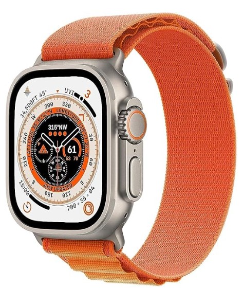 Apple Watch Ultra 49mm Titanium Orange Alpine